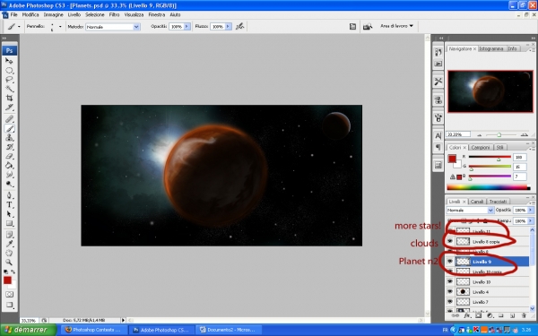 Creation of Planets: Step 10